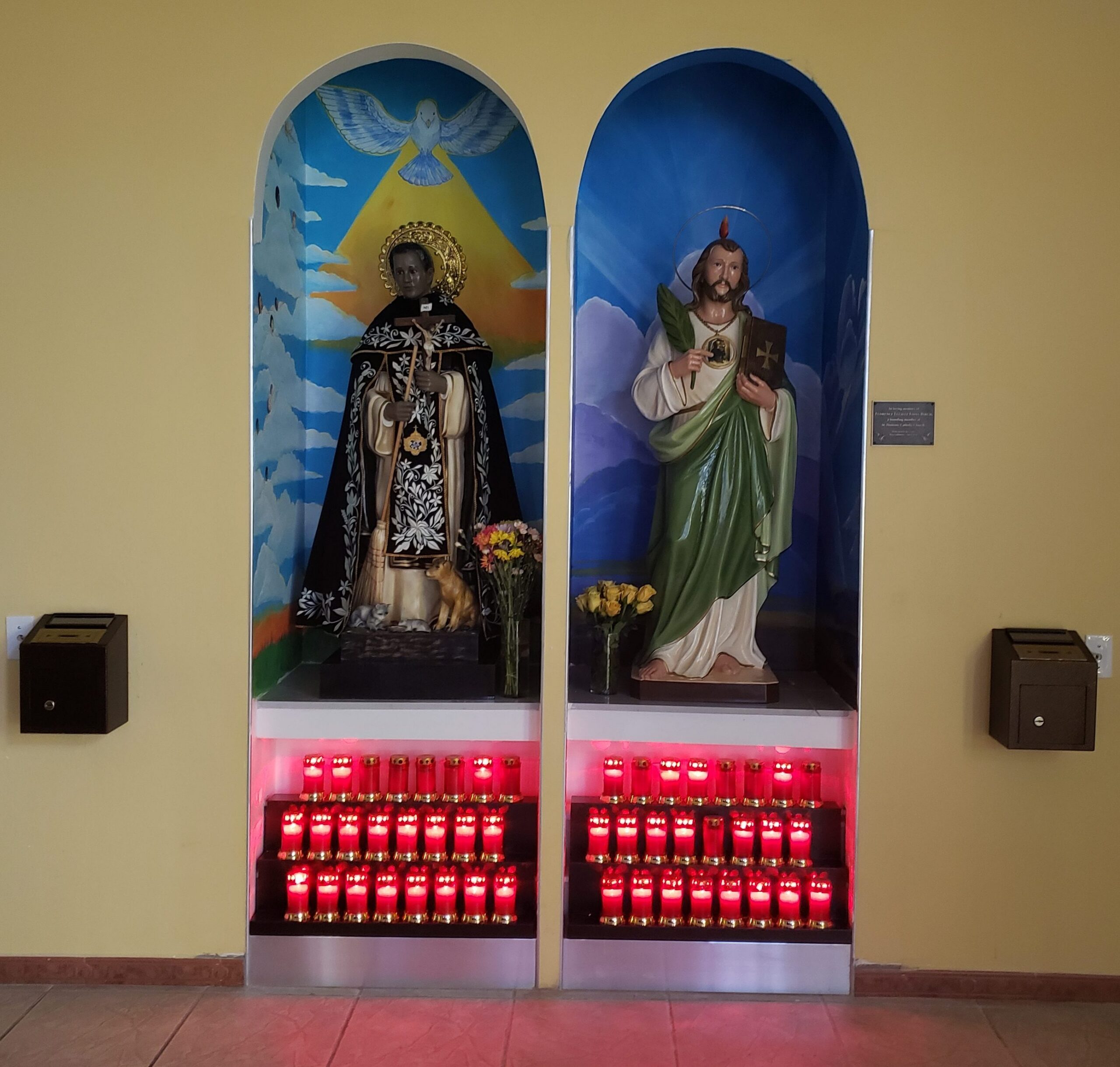 customized candleholder St. Dominic